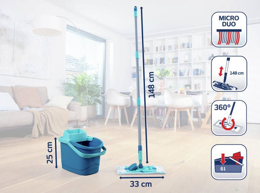 Leifheit 55510 powerclean vloerwisser m set