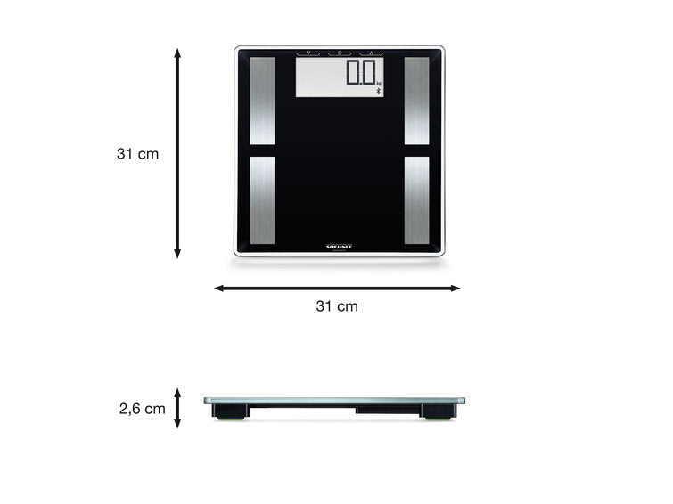 Load image into Gallery viewer, Soehnle Soehnle Lichaamsanalyseweegschaal Shape Sense Connect 50 180 kg zwart

