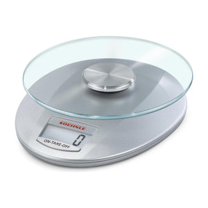 Leifheit soehnle keukenweegschaal roma - digitaal - 1 gram nauwkeurig - tot 5 kg - zilver