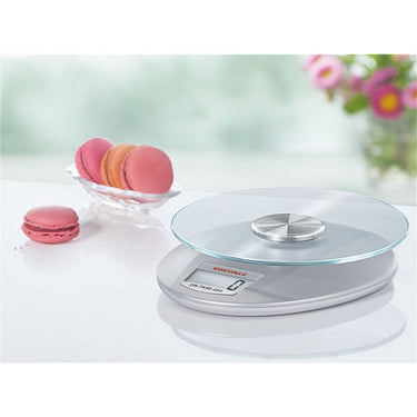 Soehnle keukenweegschaal roma - digitaal - 1 gram nauwkeurig - tot 5 kg - zilver