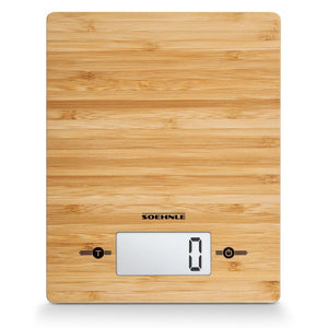 Soehnle keukenweegschaal bamboo - digitaal - 1 gram nauwkeurig - tot 5 kg