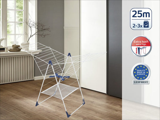 Leifheit 81409 classic 250 flex droogrek wit blauw