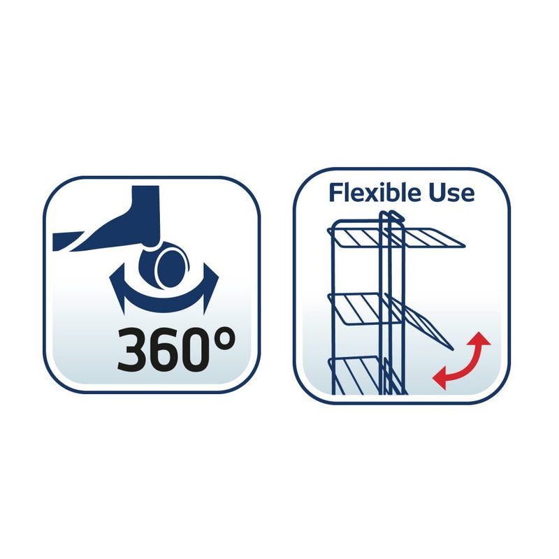 Load image into Gallery viewer, Leifheit droogtoren classic 340 zwart
