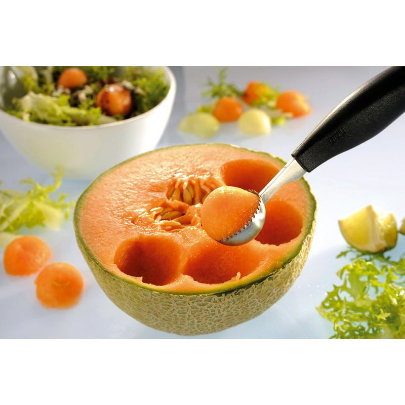 Load image into Gallery viewer, Gefu boceli meloenboller zwart rvs
