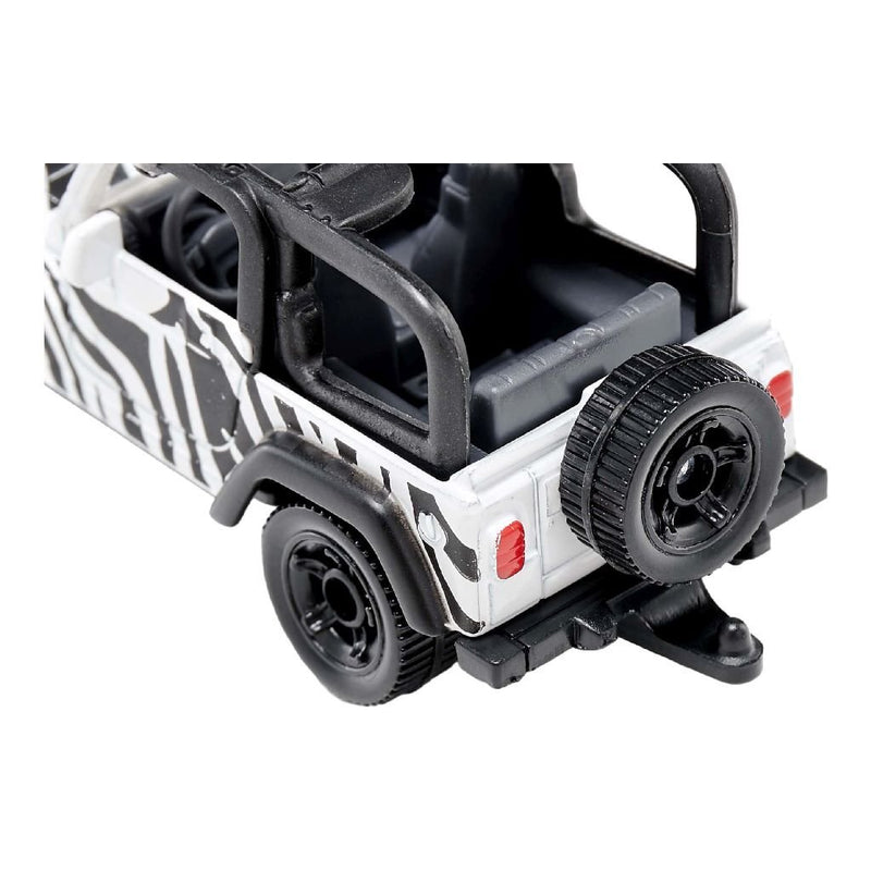 Load image into Gallery viewer, Siku 1546 jeep wrangler safari wit zwart
