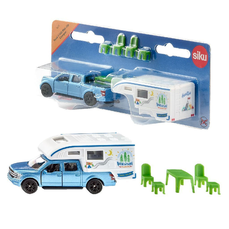 Load image into Gallery viewer, Siku 1693 ford f150 pick-up camper
