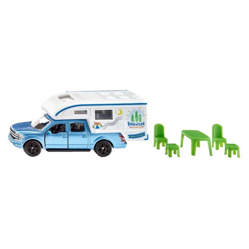 Load image into Gallery viewer, Siku 1693 ford f150 pick-up camper
