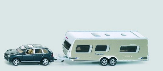 Siku super auto met caravan