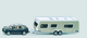 Siku super auto met caravan