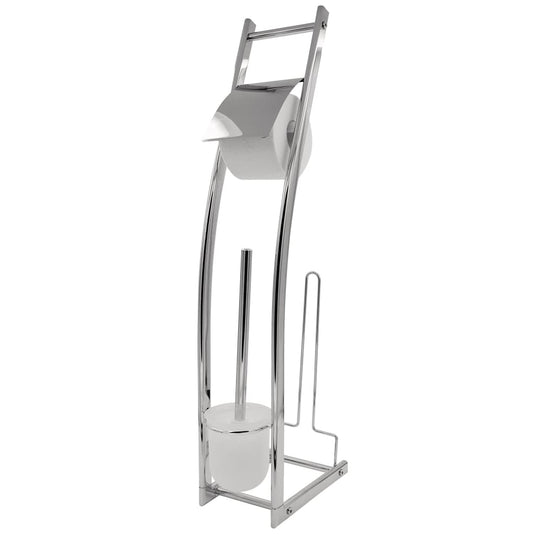 Ridder toiletborstelset 3-in-1 fabio glanzend chroom