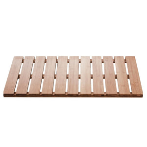 Ridder badkamermat grating nature 72x38 cm hout