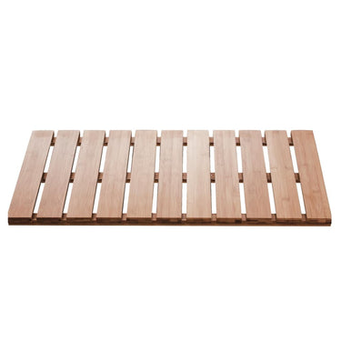 Ridder badkamermat grating nature 72x38 cm hout