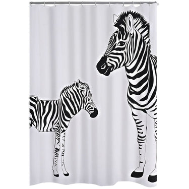 Ridder douchegordijn zebra 180x200 cm