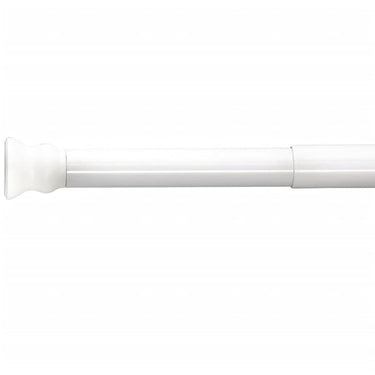 Ridder douchegordijnstang telescopisch 70-115 cm wit 55101