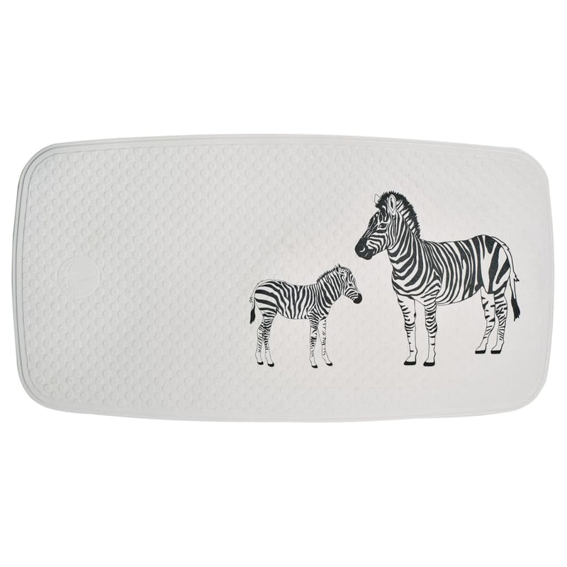Load image into Gallery viewer, Ridder badmat zebra 38x72 cm wit en zwart
