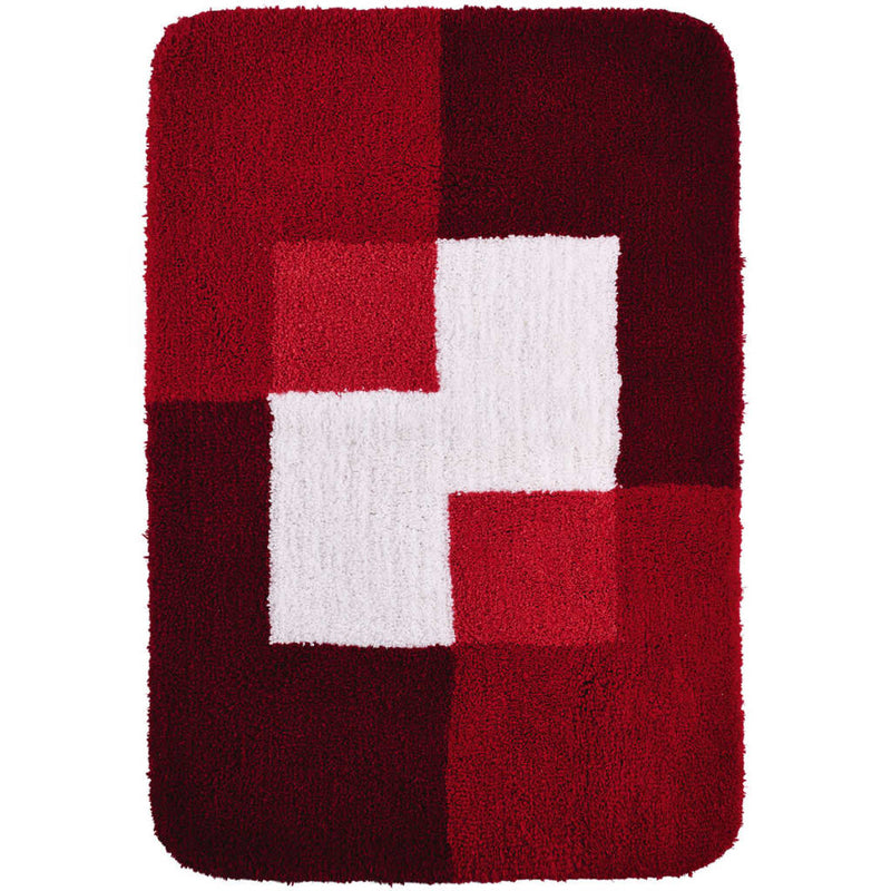 Load image into Gallery viewer, Ridder badkamermat coins 60x90 cm rood 7103306
