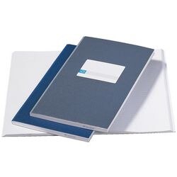 Registers a1042-156 80g m2 blauw 20,5x33cm gelijnd 100vel