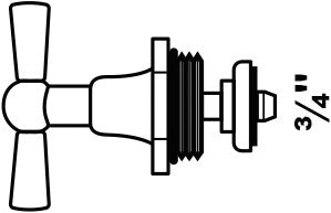 Load image into Gallery viewer, Kirchhoff toggle bovendeel, blanco, 3 4 - 986163355
