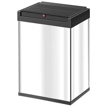 Hailo prullenbak met tuimeldeksel 8401110 zilver big-box swing l