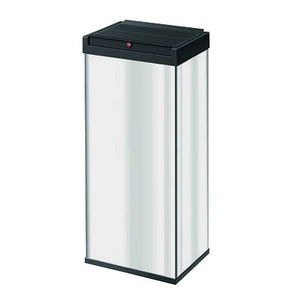 Hailo prullenbak met tuimeldeksel 8602210 zilver big-box swing xl