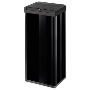 Hailo prullenbak met tuimeldeksel 8602410 zwart big-box swing xl