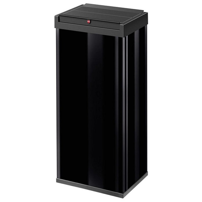 Afbeelding laden in galerijviewer, Hailo prullenbak met tuimeldeksel 8602410 zwart big-box swing xl
