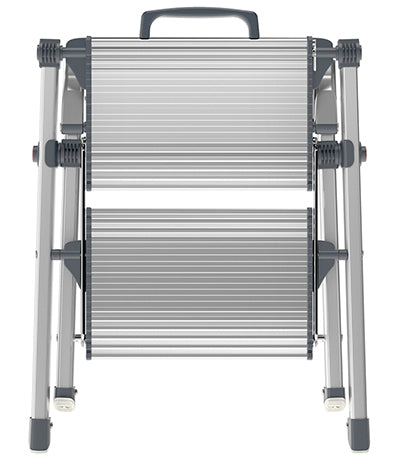 Load image into Gallery viewer, Hailo 4310-100 mk80 comfortline aluminium 2 vouwtreden
