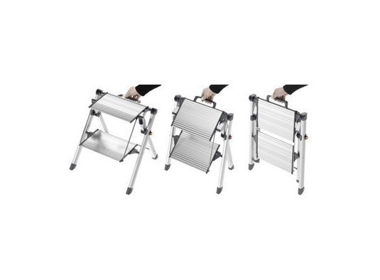 Hailo 4310-100 mk80 comfortline aluminium 2 vouwtreden