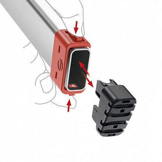 Hailo 9947-001 easyclix living l verwisselbare voet