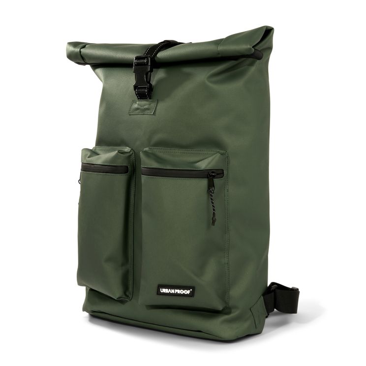 Load image into Gallery viewer, UrbanProof Urbanproof rolltop commuter fietstas 20l groen
