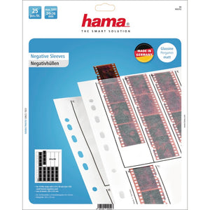 Hama negatiefhoezen - a4 formaat - 10x4 - perkament - 24x36 mm - 25stk.