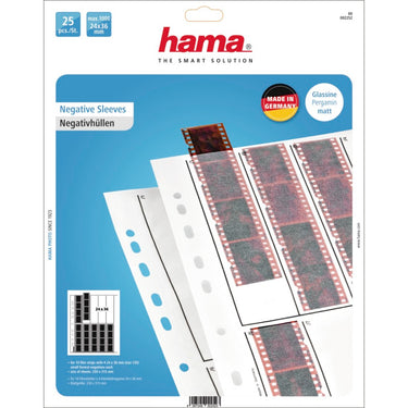 Hama negatiefhoezen - a4 formaat - 10x4 - perkament - 24x36 mm - 25stk.