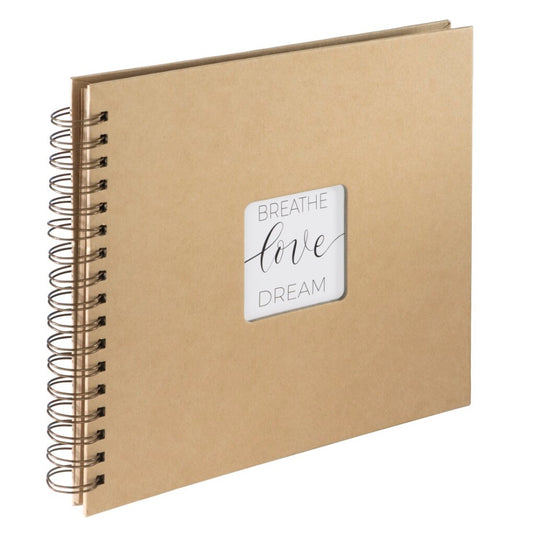 Hama spiraalalbum craft 28 x 24 cm 40 kraftpapier-pagina