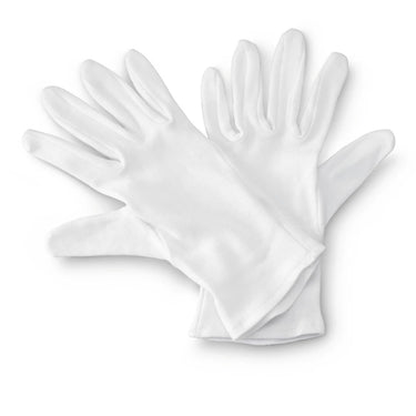 Hama katoenen handschoenen maat m 1 paar wit