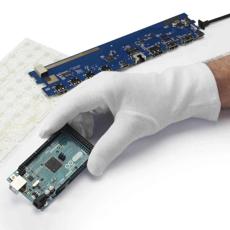 Load image into Gallery viewer, Hama katoenen handschoenen maat m 1 paar wit
