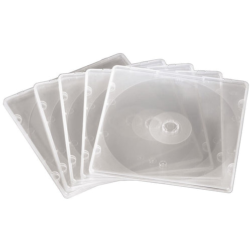 Hama cd slim box pp 20-pack transparant