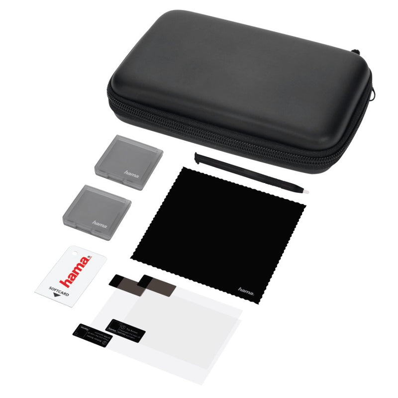 Load image into Gallery viewer, Hama 7-in-1 set met toebehoren basic voor nintendo 3ds xl zwart
