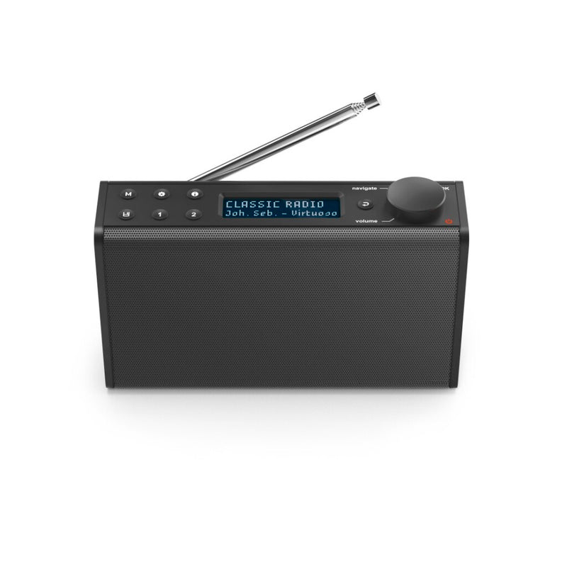 Load image into Gallery viewer, Hama digitale radio dr7usb fm dab dab+ werkt op batterijen
