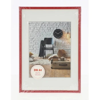 Load image into Gallery viewer, Hama fotolijst kunststof sevilla rood 21x29,7cm
