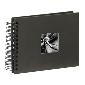 Hama spiraalalbum fine art 24 x 17 cm 50 zwarte pagina #039;s zwart