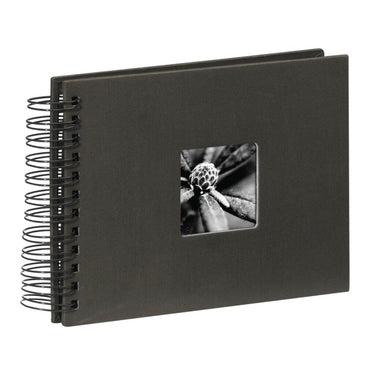 Hama spiraalalbum fine art 24 x 17 cm 50 zwarte pagina #039;s zwart