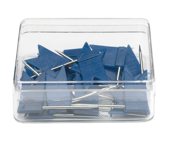 Load image into Gallery viewer, Alco al-715 markeervlaggetjes 20 stuks in doosje donkerblauw
