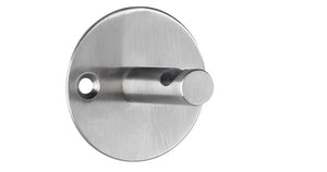 Alco al-2847 wandgarderobe zilver 1 haak incl. bevestigingsmateriaal