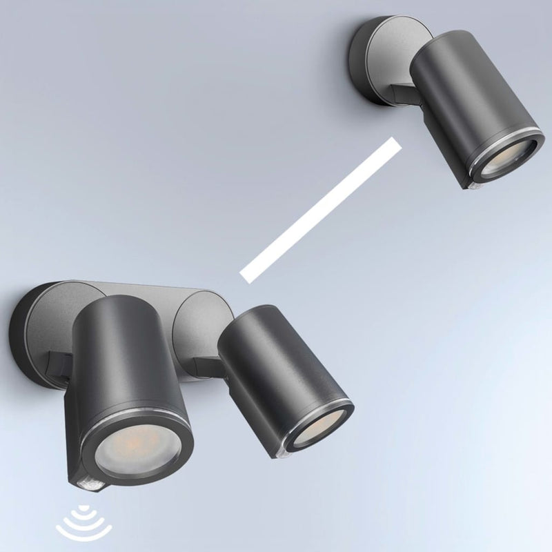 Load image into Gallery viewer, Steinel Steinel Tuinspotlight met sensor Spot Duo Sensor zwart
