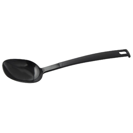 Fackelmann serveerlepel 30 cm zwart nylon