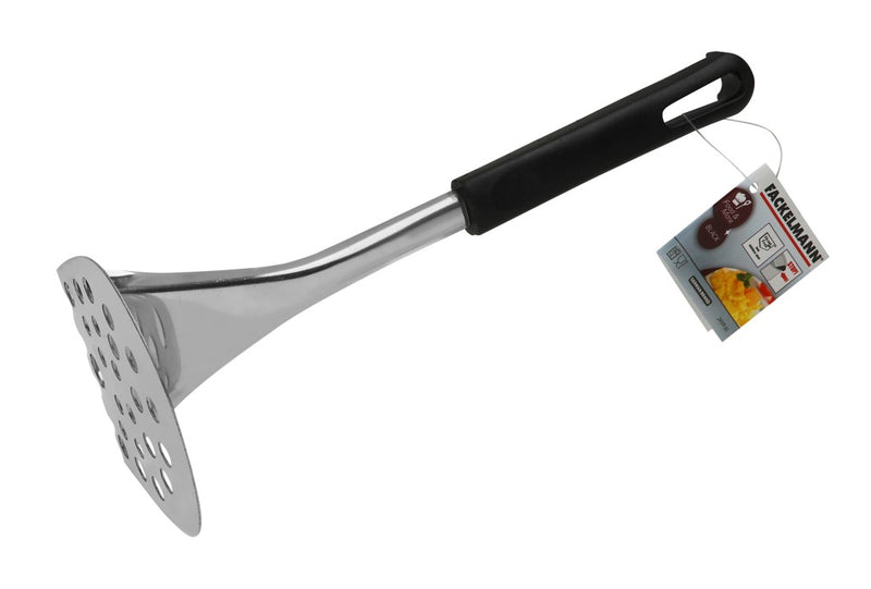 Load image into Gallery viewer, Fackelmann aardappelstamper 24 cm rvs zwart
