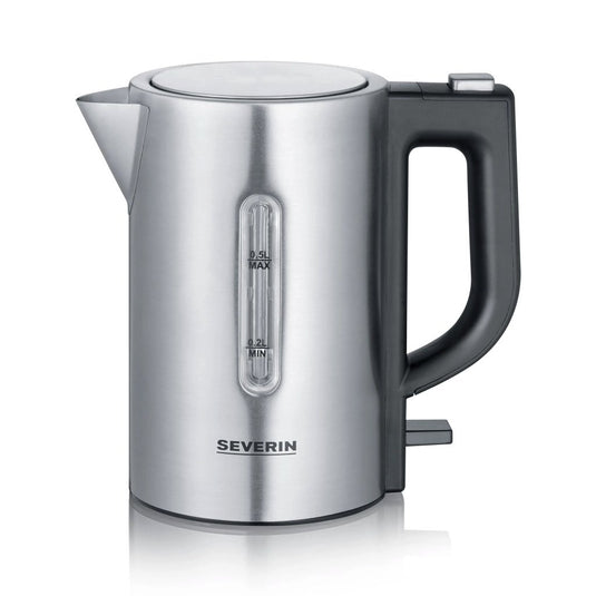 Severin wk3647 mini reiswaterkoker 0.5l 1100w rvs zwart
