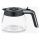 Severin gk5553 filka glazen koffiemachine kan zwart transparant