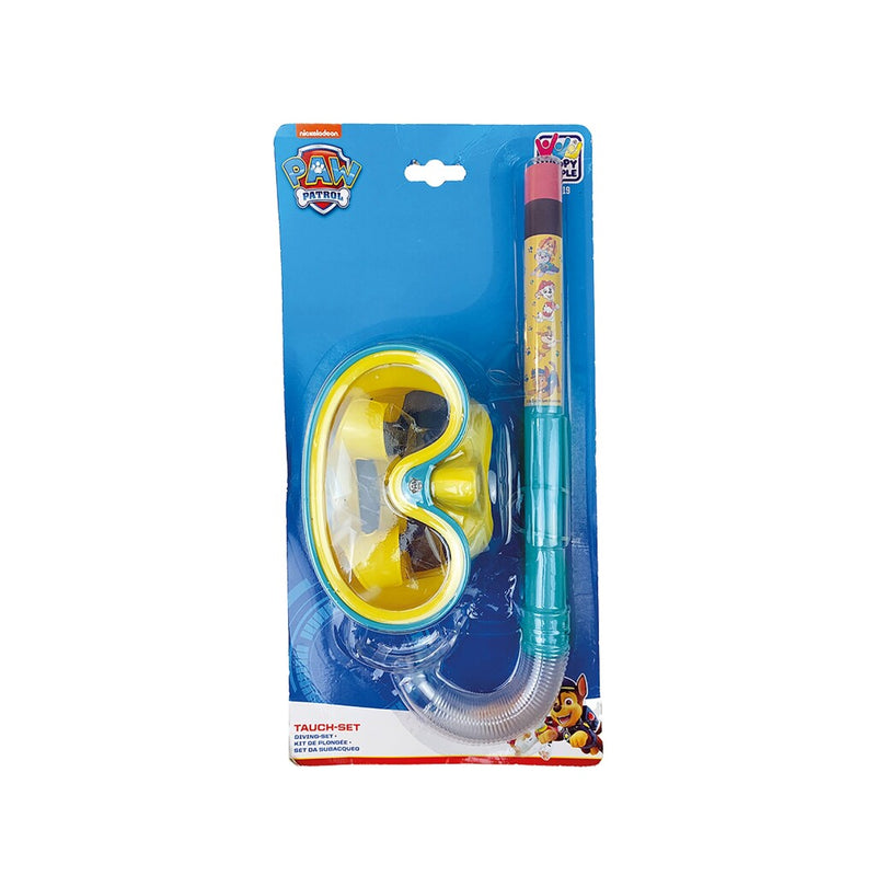 Load image into Gallery viewer, Paw patrol kinder snorkelset blauw geel
