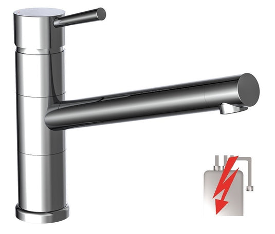 Ngk schutte unicorn ééngreepsmeraan keuken | lage druk | chroom 33790